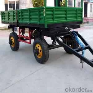 Agricultural Tractor Double-Axle Farm Trailer 7CX-3 System 1