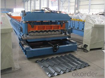 Step Tile Cold Roll forming machine with ISO Quality Sytem System 1