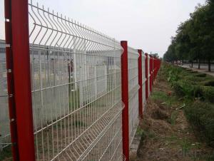 High   Quality  Folded  Wire Mesh  Fence