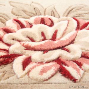 Wool Rug Red Persian Design for Home Pray
