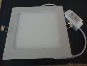 Led Panel Light Small Size 9W PF0.5 Recessed   Mount Square Shape