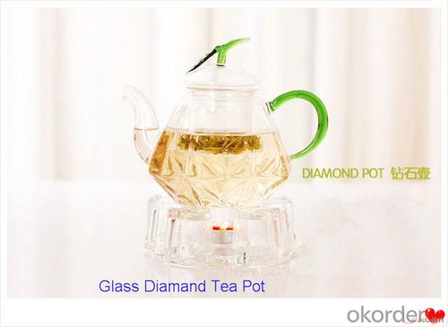 Hand Made Heat Resistant Borosilicate Exotic Glass Teapot Glass Tea Set Glass Pot System 1