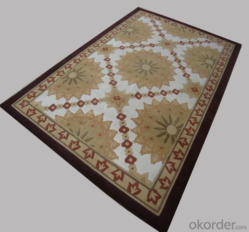 Wool Rug with Modern Design for Luxury Home and Hotel System 1