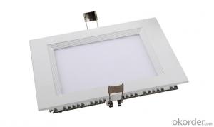 Led Panel Light Small Size 15W PF0.5 Recessed   Mount Square Shape System 1