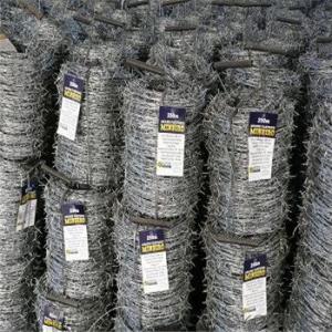 Galvanized and PVC Coated Barbed Wire Factory Price Hot Seller System 1