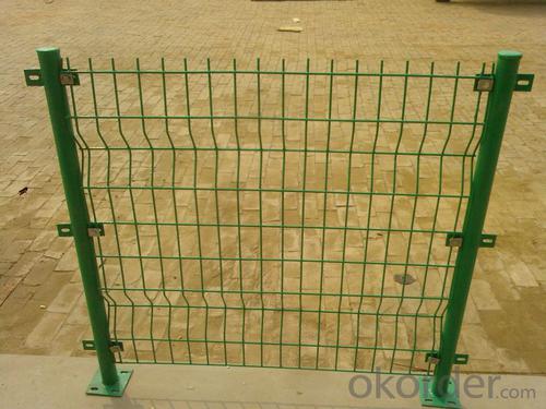 Galvanized And Powde Coated  Wire  Mesh Fence System 1