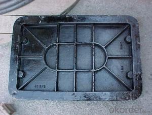 Manhole Covers EN124 Ductule Iron B125 Bitumen Coating System 1