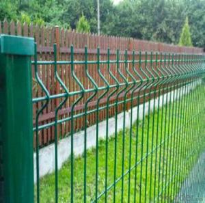 Powder Coated Triangle  Wire  Mesh Fence