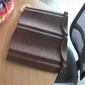 Stone Coated Metal Roofing Tile Red Green Blue Factory Lower Price
