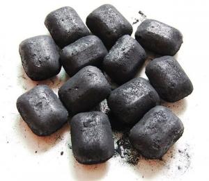 Carbon Briquette made of shattered graphite ore System 1