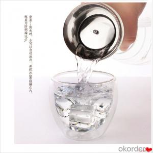 Promotional Heat Resistant Tea Drinking Glass Tea Pot With Filter
