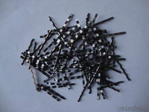 Melt Extract Stainless Steel Fiber - Steel Fiber Copper Coated with Wire Diameter System 1