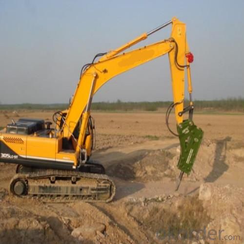 Hydraulic Excavator Jack Hammer is Used for Breaking Rocks