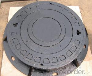 Manhole Covers Ductile Iron EN124 Black Bitumen Coating