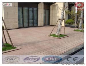 Extruded Plastic Composite Decking with SGS and CE
