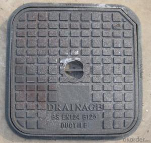 Manhole Cover Ductile Iron Bitumen Coating Made in China System 1