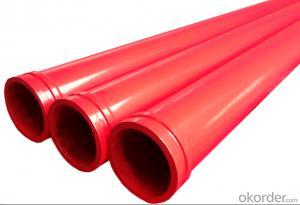 Concrete Pump Truck Parts Delivery Pipe Normal Pipe DN125 2MTR Thick 4.5MM ST52 System 1