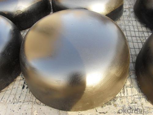 Steel Pipe Fittings Butt-Welding End Caps High Pressure System 1