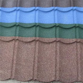 Stone Coated Metal Roofing Tile Colorful Red Green 2015 New System 1