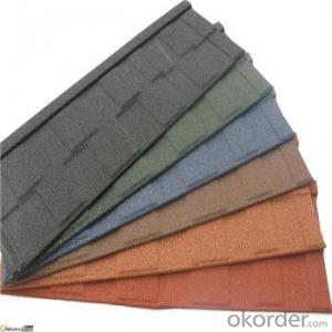 Stone Coated Metal Roofing Tile Colorful Red Green New Products System 1
