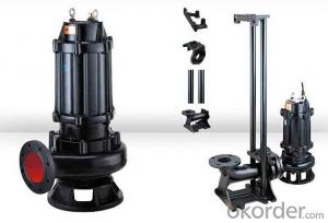 WQ series Designed Sewage Centrifugal Submersible Pumps