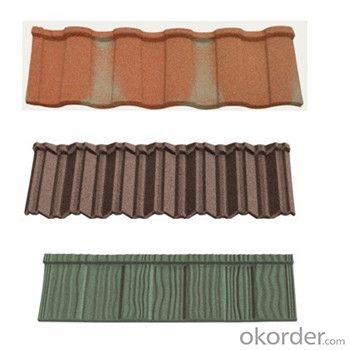 Stone Coated Metal Roofing Tile Colorful Red Green 2015 New