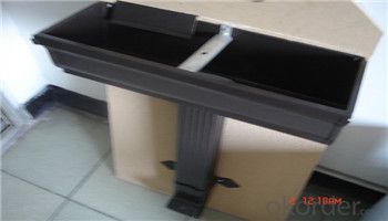 7K Brown, White, Yellow Aluminum Alloy Rain Gutter and Pipes