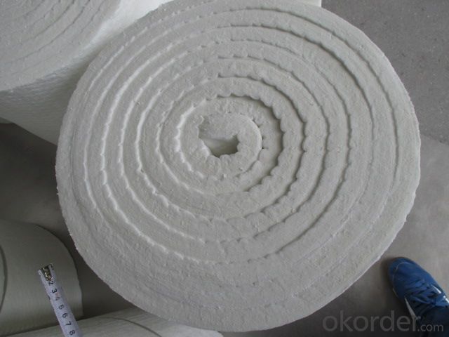 Ceramic Wool Blanket insulation material 1260 ST Ceramic Fiber Board For Glass Furnace System 1