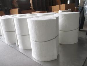 Ceramic Wool 1260 High Purity 100-1220mm Wide Ceramic Wool Blanket System 1