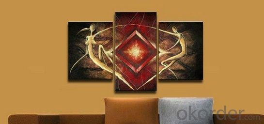 100% Polyester Printed Stretched Canvas for House Decoration