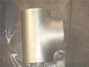 Steel Pipe Fittings Butt-Welding Reducing Outlet Tees High Pressure