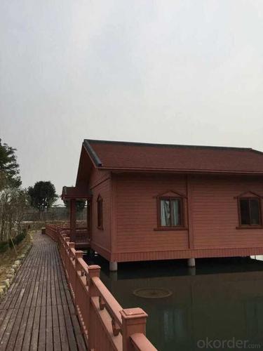 WPC Prefab Houses Wood Plastic Composite Deck board System 1