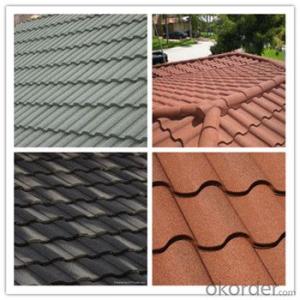 Stone Coated Metal Roofing Tile Heat-Resisting Colorful Stone Chip New Products System 1