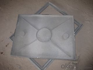 Manhole Covers Ductile Iron EN124 B125 Bitumen Coating