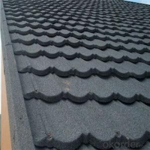Stone Coated Metal Roofing Tile Red Blue Green Black New Product Waterproof