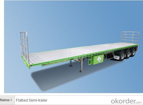 Steel  Semi Trailer with Good Performance System 1
