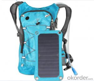 Solar backpack Solar Camel Bag Solar Powered Charge For Mobile Phones
