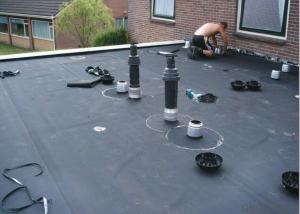 EPDM Waterproof Roofing Membrane Thickness with 1.2 mm System 1