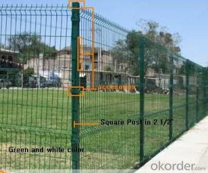 Single Arm Security Protection Wire Mesh Fence