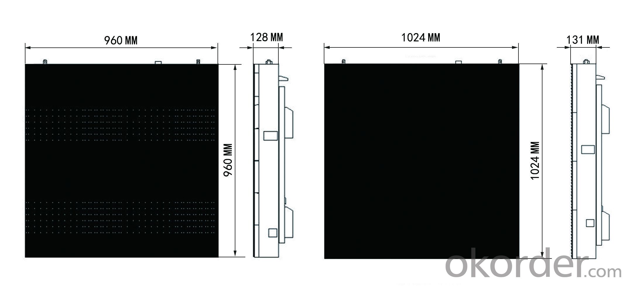 LED outdoor Screen Traditional Plastic Modules
