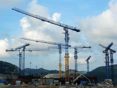 Tower Cranes Topless  Flat-top QTZ50(PT5010) System 1