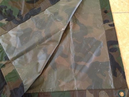 Camouflage Rain Coat Polyester 100% Waterproof Men's Rain Suits System 1