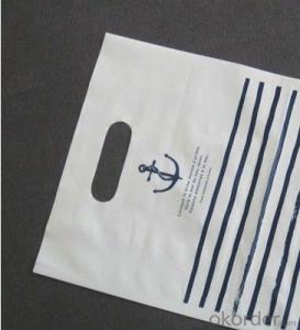 PE Die Cut Printed Shopping Bag used for Packing