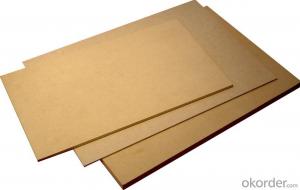 Raw MDF Board Light Color Size of 1220X2440X16MM