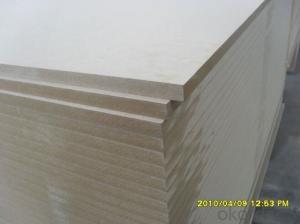 Raw MDF Board Light Color Size of 1220X2440X18MM