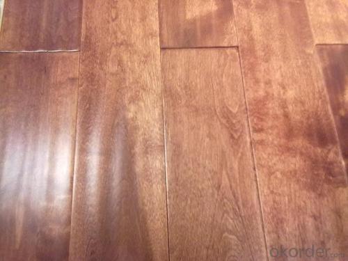 Yongsen Red Maple Antique Solid Wood Floor System 1