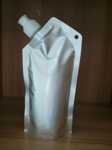 Laminated Stand Up Pouch Used for Packing with Spout System 1