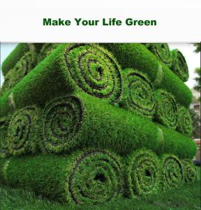 Golf Field Artificial Turf, PE PP Garden Grass System 1