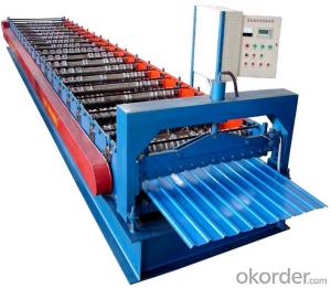 Steel Tile Roll Forming Machine CE&ISO&SGS System 1