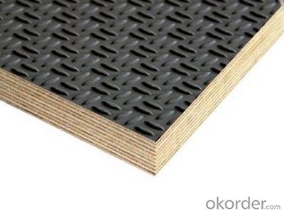 Black Shuttering Film Faced Plywood Wire Mesh Film System 1